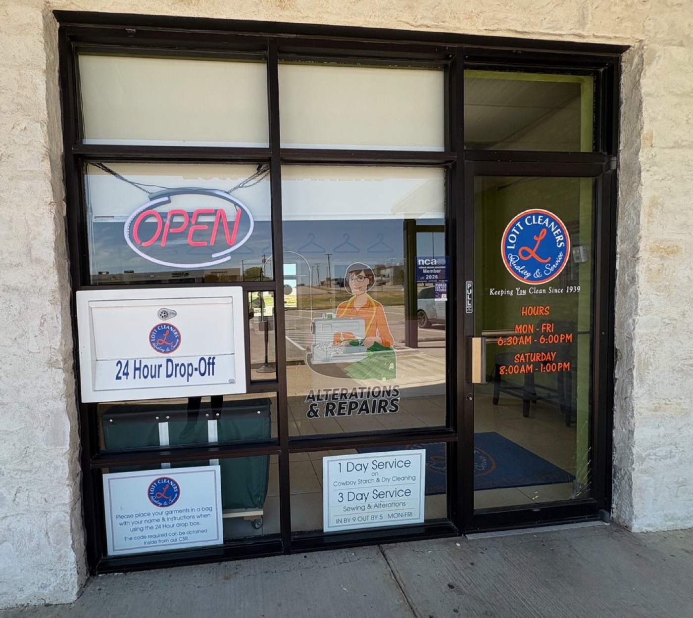 Lott Cleaners — Willow Park storefront